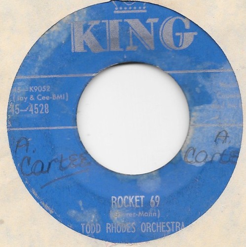 Todd rhodes orchestra rocket - rhodes,