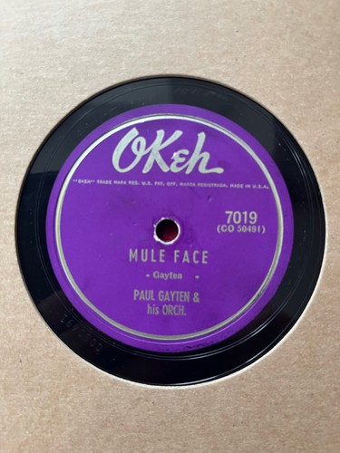 78rpm jump blues paul gayten - 78rpm,, blues,