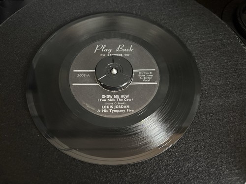 Louis jordan show how - louis, you